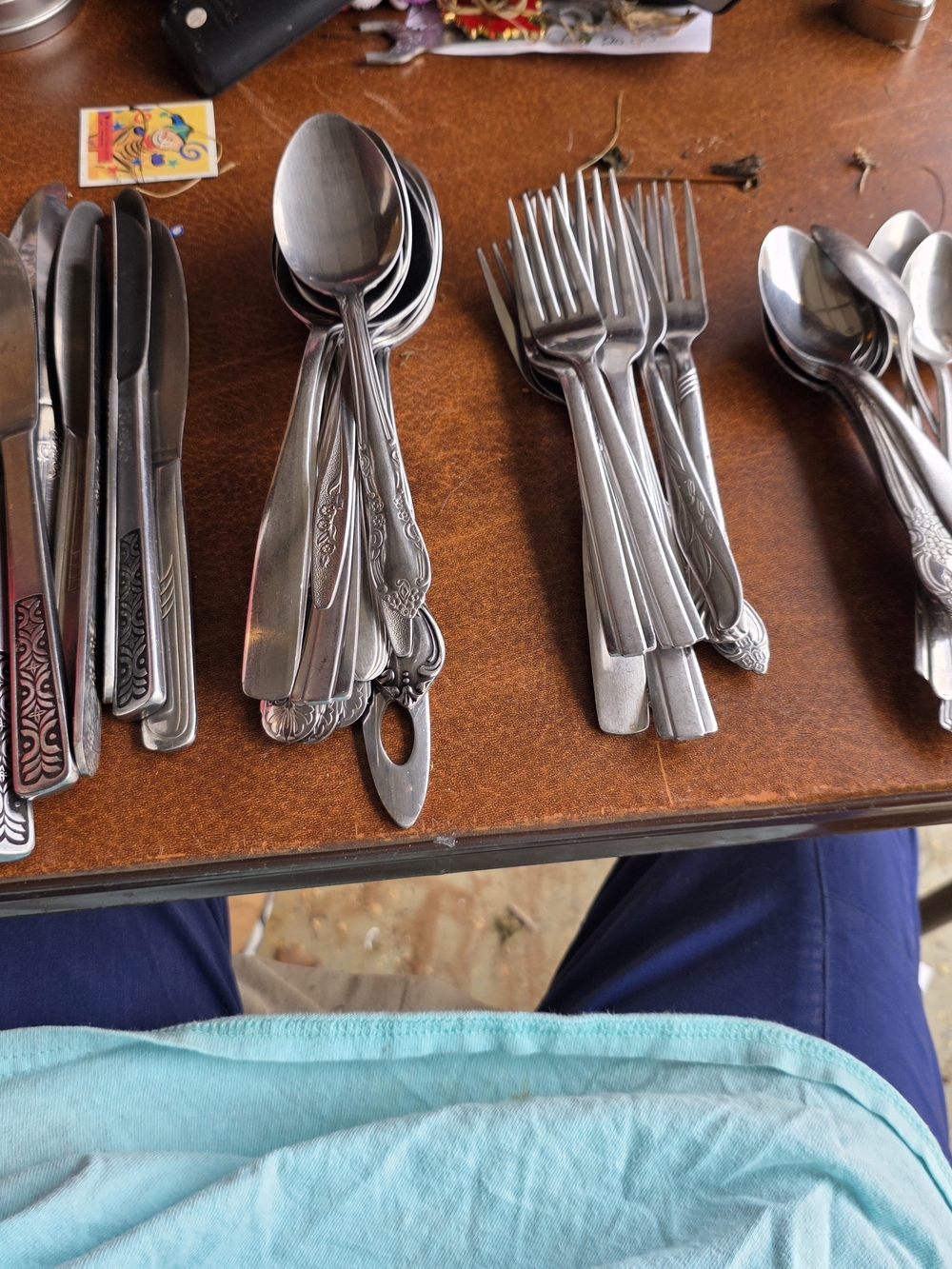 Stainless Steel Mixed Flatware Set - Silver